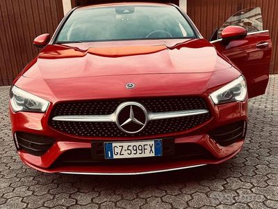 Usata Mercedes CLA220 AMG line 190 CV (139 kW) 2019 Rosso Berlina