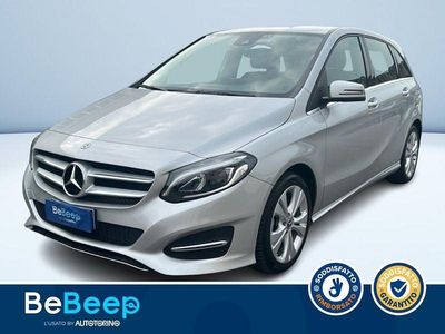 Usata Mercedes B180 109 CV (80 kW) 2018 Argento metallizzato Monovolume