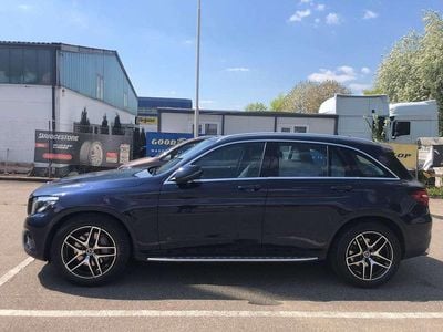 Usata Mercedes GLC220 Exclusive 170 CV (125 kW) 2017 Blu/azzurro SUV