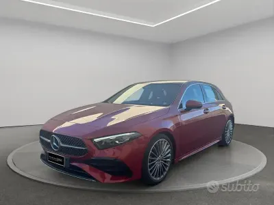 Usata Mercedes A200 Advanced Plus 150 CV (110 kW) 2023 Rosso Berlina