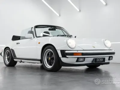 Usata Porsche 911 Carrera Cabriolet 231 CV (169 kW) 1985 Bianco Cabrio