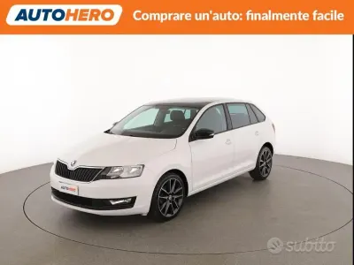 Usata Skoda Rapid 110 CV (80 kW) 2017 Bianco Utilitaria