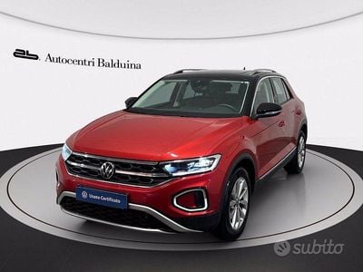 Usata VW T-Roc Style 110 CV (80 kW) 2023 Rosso SUV