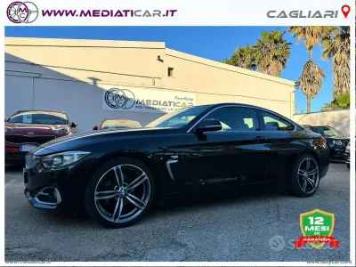 Usata BMW 420 Coupé M Sport 184 CV (135 kW) 2014 Nero Coupé