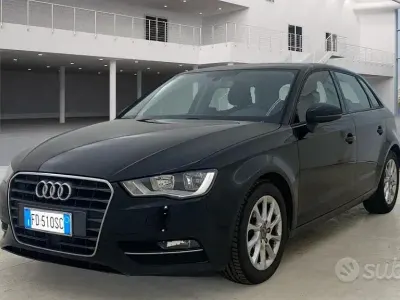 Usata Audi A3 Business 110 CV (80 kW) 2016 Nero metallizzato Berlina
