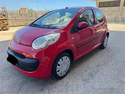 Usata Citroën C1 68 CV (50 kW) 2009 Rosso Utilitaria