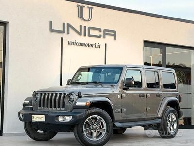 Usata Jeep Wrangler Unlimited Sahara 200 CV (147 kW) 2020 Grigio SUV