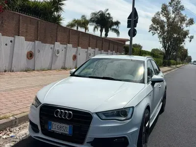 Usata Audi A3 S-Line 150 CV (110 kW) 2014 Bianco Berlina