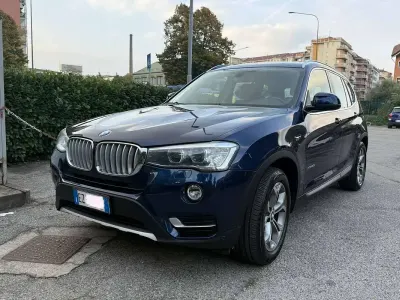 Usata BMW X3 xLine 190 CV (139 kW) 2015 Blu/azzurro SUV