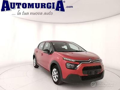 Usata Citroën C3 Feel 102 CV (75 kW) 2021 Rosso Utilitaria