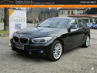 Usata BMW 118 Sport Line 150 CV (110 kW) 2018 Nero Utilitaria