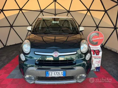 Usata Fiat 500L Trekking 85 CV (62 kW) 2015 Verde Monovolume