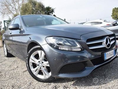 Usata Mercedes C200 136 CV (100 kW) 2016 Grigio Station wagon
