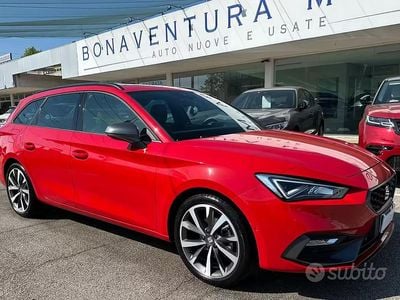 Usata Seat Leon FR 150 CV (110 kW) 2021 Rosso Station wagon