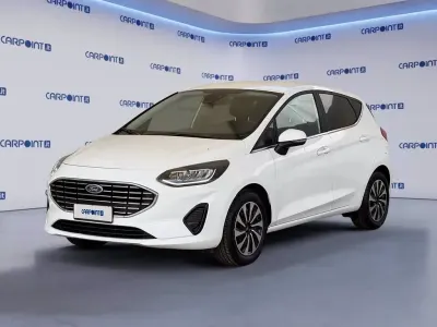 Begagnad Ford Fiesta Titanium 125 HK (91 kW) 2022 Vit Halvkombi
