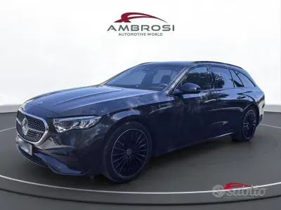 Usata Mercedes E300 AMG line 197 CV (144 kW) 2025 Grigio Station wagon