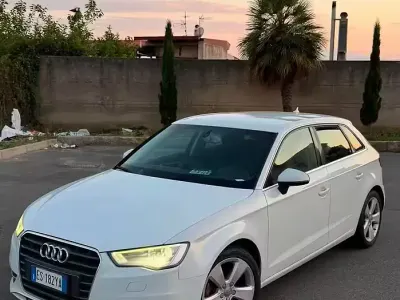 Usata Audi A3 105 CV (77 kW) 2013 Bianco Berlina