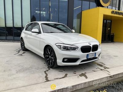 Usata BMW 118 Advantage 150 CV (110 kW) 2015 Bianco Utilitaria