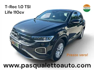 Usata VW T-Roc Life 110 CV (80 kW) 2023 Nero SUV