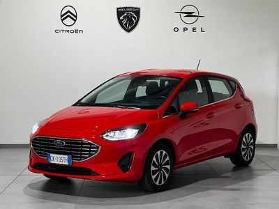 Usata Ford Fiesta Titanium 125 CV (91 kW) 2022 Rosso Utilitaria