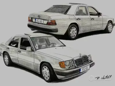 Usata Mercedes 200 1990 Bianco Berlina