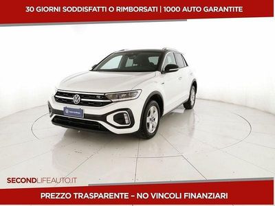 Usata VW T-Roc R-line 116 CV (85 kW) 2022 Bianco SUV