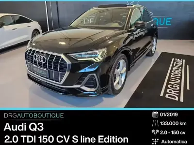 Usata Audi Q3 S-Line 150 CV (110 kW) 2019 Nero SUV
