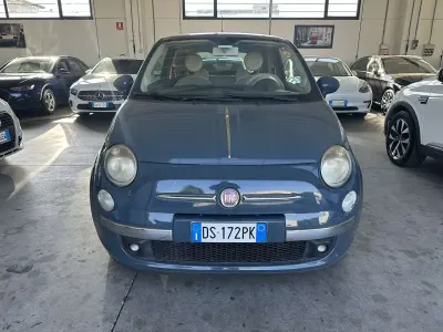 Usata Fiat 500 Lounge 101 CV (74 kW) 2008 Blu/azzurro Utilitaria