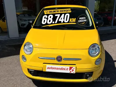 Usado Fiat 500 Pop 69 CV (50 kW) 2008 Amarillo Berlina