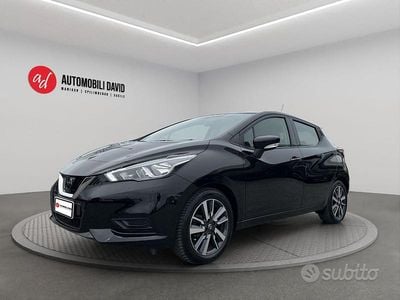 Usata Nissan Micra Acenta 71 CV (52 kW) 2018 Nero Utilitaria