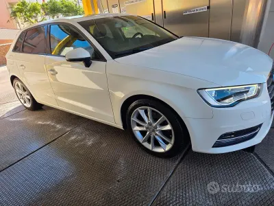Usata Audi A3 Ambition 150 CV (110 kW) 2014 Bianco Berlina