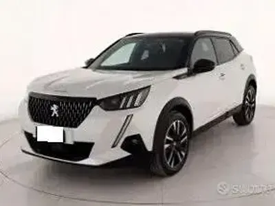 Usata Peugeot 2008 GT-line 102 CV (75 kW) 2021 Bianco SUV