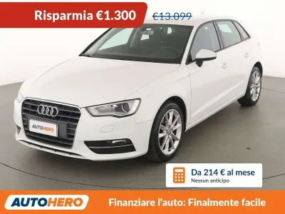 Usata Audi A3 Ambition 110 CV (80 kW) 2015 Bianco Berlina