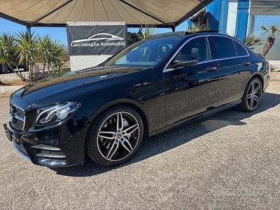 Usata Mercedes E220 Premium Plus 194 CV (142 kW) 2017 Nero Berlina