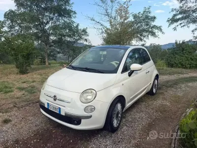 Usata Fiat 500 Lounge 69 CV (50 kW) 2011 Bianco Berlina