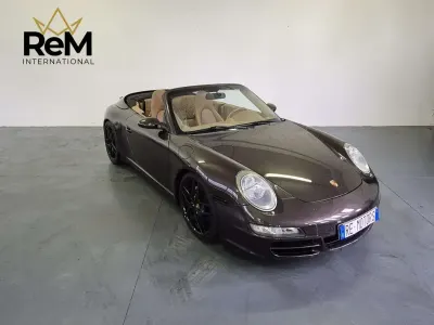 Usata Porsche 911 370 CV (272 kW) 2009 Marrone Cabrio