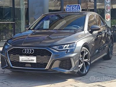 Usata Audi A3 S-Line 150 CV (110 kW) 2021 Grigio Berlina