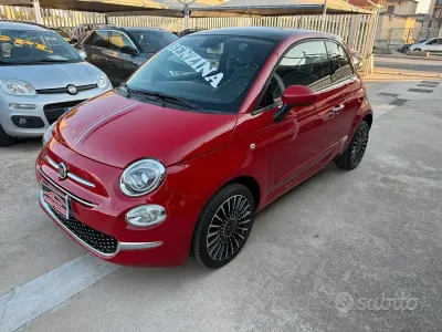 Usata Fiat 500 Lounge 70 CV (51 kW) 2019 Rosso Berlina