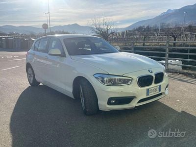 Usata BMW 118 Sport Line 136 CV (100 kW) 2019 Bianco Utilitaria