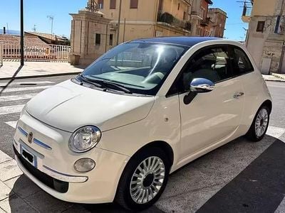 Usata Fiat 500 69 CV (50 kW) 2009 Bianco Cabrio