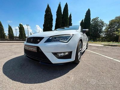 Usata Seat Leon FR 150 CV (110 kW) 2016 Bianco Berlina