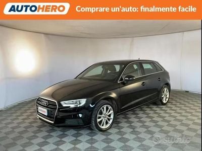 Usado Audi A3 110 CV (80 kW) 2017 Negro Berlina