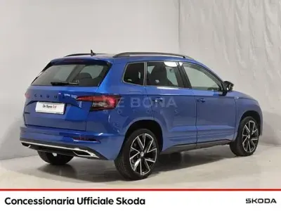 Usata Skoda Karoq SportLine 150 CV (110 kW) 2020 Azzurro SUV