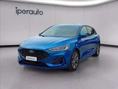 Usata Ford Focus ST-Line X 125 CV (91 kW) 2023 Blu Berlina