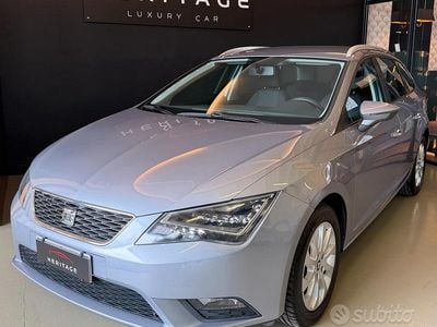 Usata Seat Leon ST Style 110 CV (80 kW) 2016 Grigio Station wagon