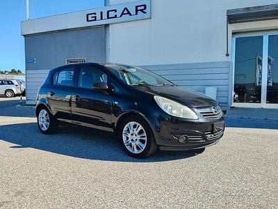 Usata Opel Corsa Enjoy 75 CV (55 kW) 2007 Nero Utilitaria