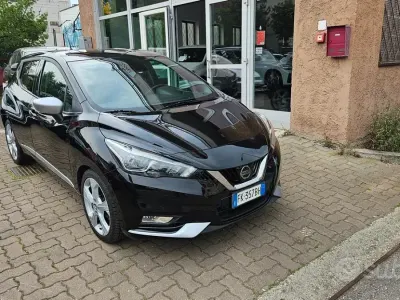 Usata Nissan Micra N-Connecta 90 CV (66 kW) 2017 Nero Utilitaria