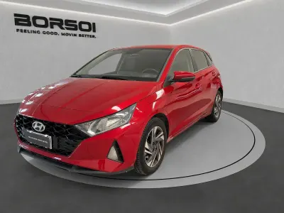 Usata Hyundai i20 100 CV (73 kW) 2021 Rosso Utilitaria