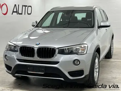 Usata BMW X3 Advantage 150 CV (110 kW) 2017 Argento SUV
