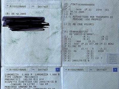 Usata Toyota Yaris 105 CV (77 kW) 2005 Grigio Berlina